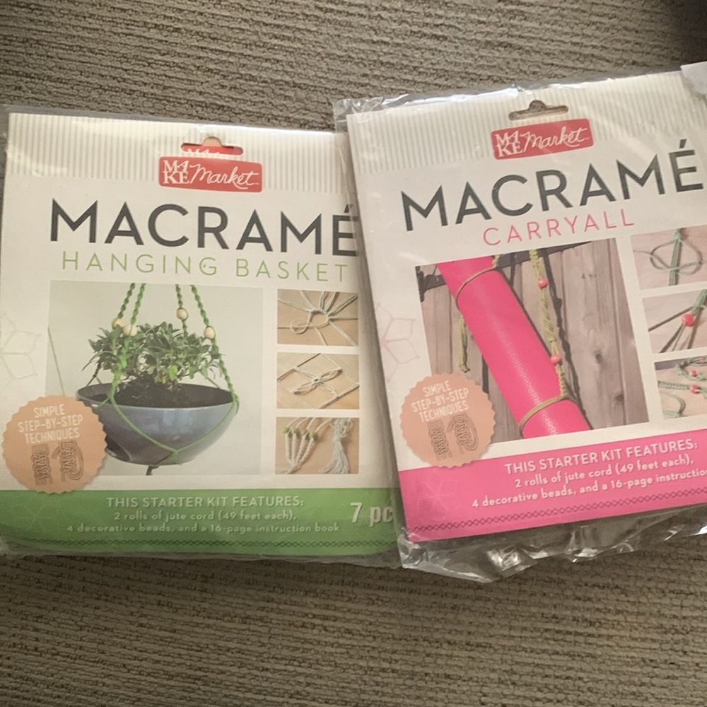 Macrame crafts